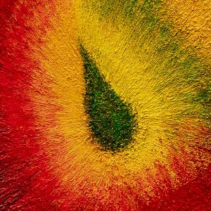 Responding to the Darkness, Descending – Painting 1 – abstract oil painting by Frank Brennan, link image