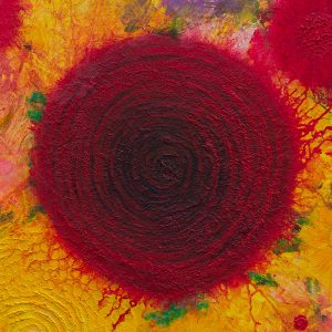 Responding to the Darkness Descending – Painting 2 — link image showing the deep-red concentric disc.